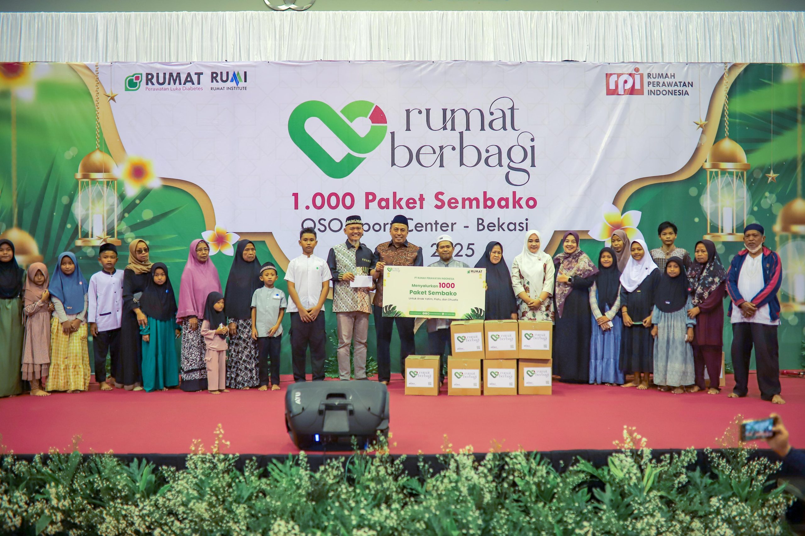 RUMAT Berbagi: 1.000 Paket Sembako Ramadhan untuk Yatim dan Dhuafa di Bekasi