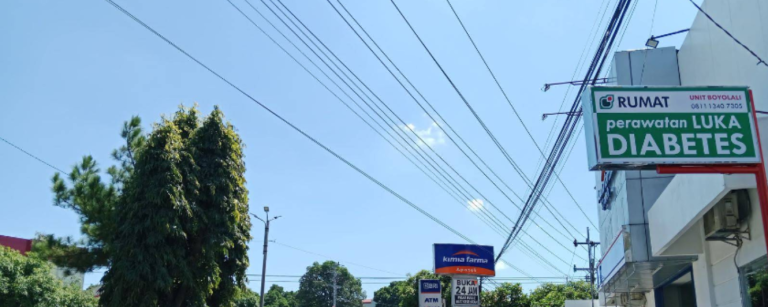 Tampak Depan RUMAT Boyolali -Perawatan Luka Diabetes